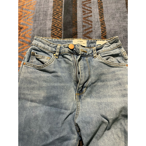 Women's Cotton On Jeans Size 4 Blue Denim - Picture 1 of 4
